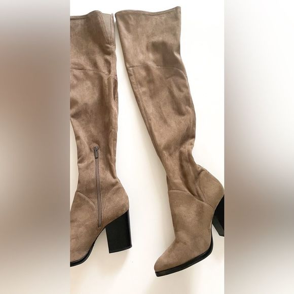 Marc Fisher Suede Leather Over the Knee Boot Women Size 7.5 - Picture 3 of 12